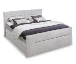 Online Boxspringbett Elma 160 x 200 cm Silver