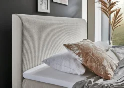 meise.möbel Boxspringbett Memphis 180 x 200 cm Beige