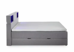Clearance meise.möbel Boxspringbett Caja 160 x 200 cm Hellgrau