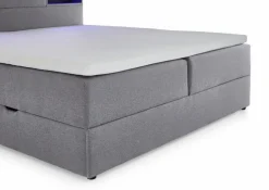 Clearance meise.möbel Boxspringbett Caja 160 x 200 cm Hellgrau