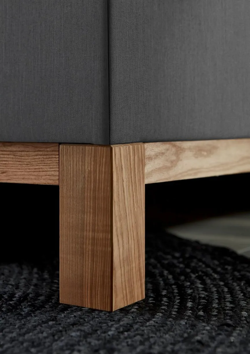 Best meise.möbel Boxspringbett Catania 140 x 200 cm Anthrazit