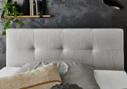 Outlet meise.möbel Boxspringbett Catania 120 x 200 cm Grau