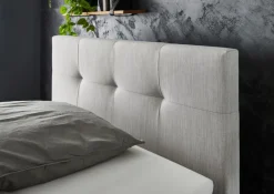 Outlet meise.möbel Boxspringbett Catania 120 x 200 cm Grau