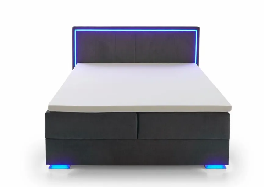 meise.möbel Boxspringbett Colorado II 180 x 200 cm Anthrazit