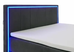 meise.möbel Boxspringbett Colorado II 180 x 200 cm Anthrazit