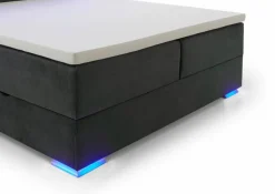 meise.möbel Boxspringbett Colorado II 180 x 200 cm Anthrazit