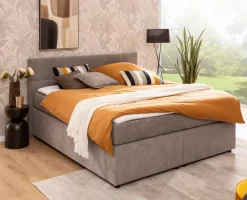 Outlet Winkle Boxspringbett Dreambox 180 x 200 cm Stone