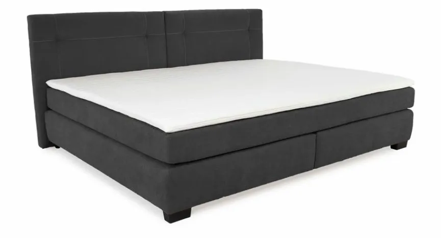 Online Boxspringbett Family 240 x 200 cm Schwarz