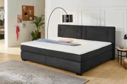 Online Boxspringbett Family 240 x 200 cm Schwarz