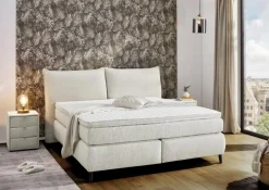 Hot Boxspringbett Hacienda 180 x 200 cm Beige