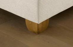 Outlet hapo Boxspringbett Helsinki 180 x 200 cm Cremeweiß