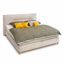 Best MAISON Boxspringbett Kansas City 160 x 200 cm Beige