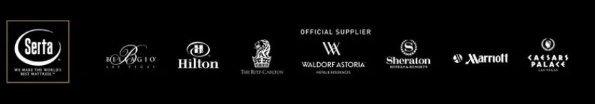 Sale Serta Boxspringbett Ligne 180 x 200 cm Weiß