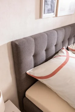 Outlet Ergodream Boxspringbett Lund 180 x 200 cm Dark Grey