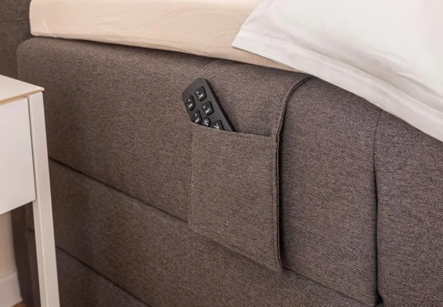 Outlet Ergodream Boxspringbett Lund 180 x 200 cm Dark Grey