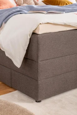 Outlet Ergodream Boxspringbett Lund 180 x 200 cm Dark Grey