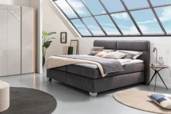 Discount Musterring Boxspringbett MR SB 01 180 x 200 cm Anthrazit