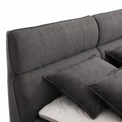 Discount Musterring Boxspringbett MR SB 01 180 x 200 cm Anthrazit
