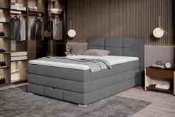 Best Boxspringbett Rita 140 x 200 cm Anthracite