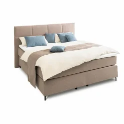 Outlet CASEDO Boxspringbett Saragossa 180 x 200 cm Grau