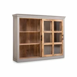 Discount Buffetaufsatz Toulon Grau / Weiß