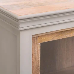 Discount Buffetaufsatz Toulon Grau / Weiß