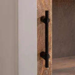 Discount Buffetaufsatz Toulon Grau / Weiß