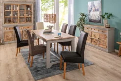 New Buffetunterteil Toulon Grau / Weiß