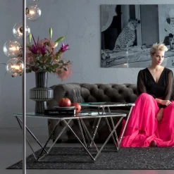 Hot KARE DESIGN Couchtisch 85030 Cristallo Silber