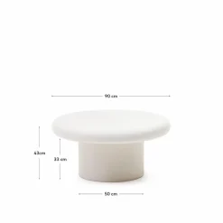 Kave Home Couchtisch Addaia Ø 90 cm