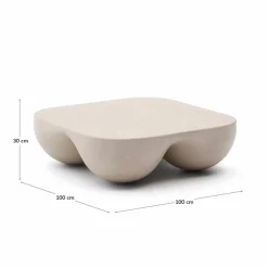 Sale Kave Home Couchtisch Colba Beigegrau