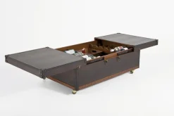 New KARE DESIGN Couchtisch Globetrotter 75167 Braun