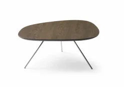 Hot leolux Couchtisch Liliom Nussbaum