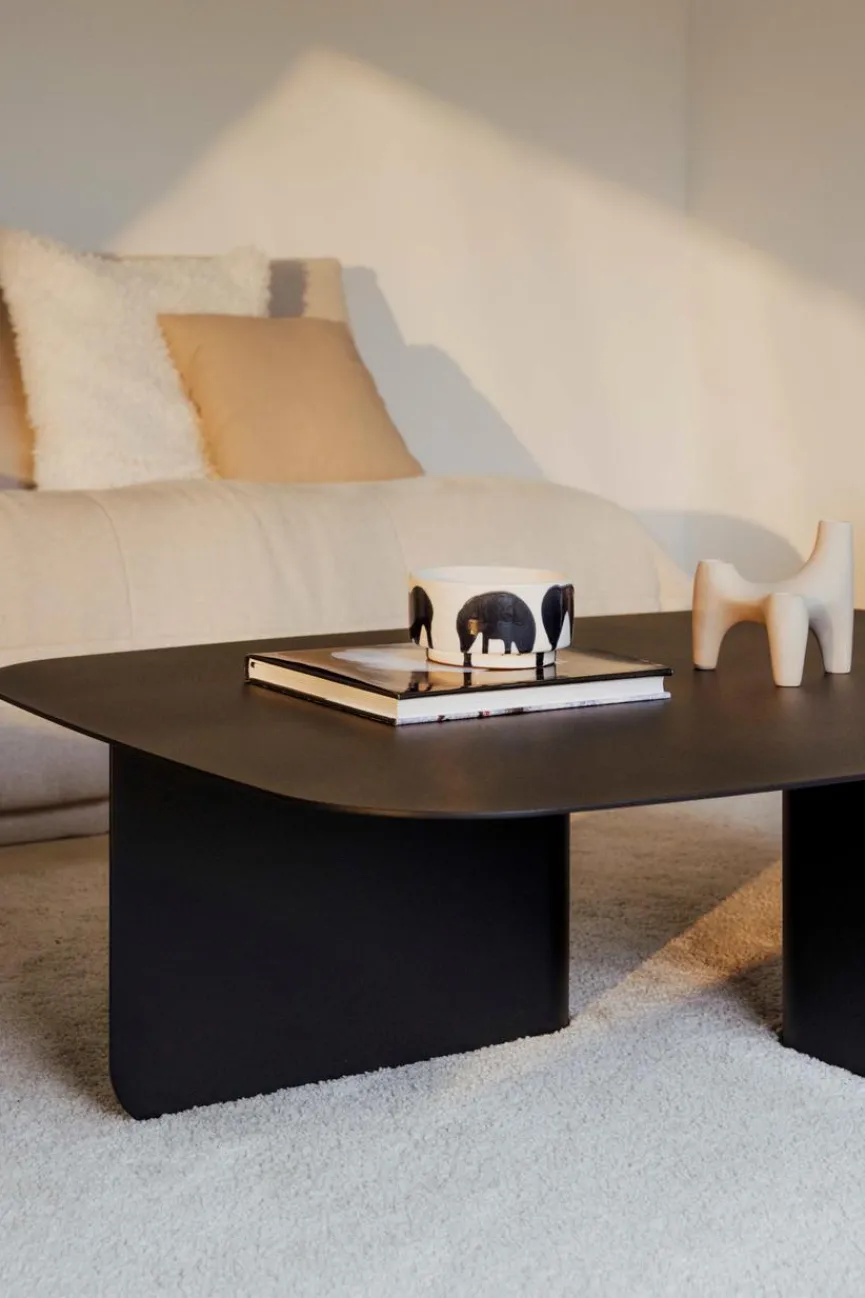 Online Metallbude Couchtisch Livia Schwarz