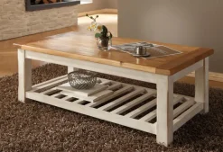 Hot WOLFMÖBEL Couchtisch Mexiko Weiß