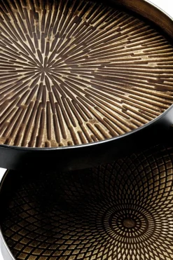 Haku Couchtisch Mumbai Schwarz / Braun