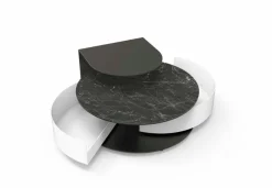 Hot Naos Couchtisch Theta shelf Schwarz