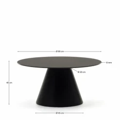 Kave Home Couchtisch Wilshire Ø 80 cm