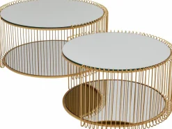 KARE DESIGN Couchtisch Wire Double 87674 2er Set