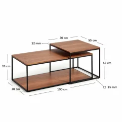 Online DAHEIM Couchtisch Yoana Walnuss