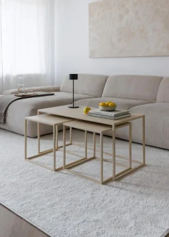 Metallbude Couchtisch-Set Tre Semnia