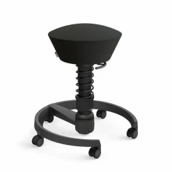 Sale aeris 3D-Aktiv-Bürostuhl Swopper, Lederoptik Schwarz