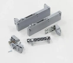 New FORTE Dämpfungsbeschlag Zubehör 2er-Set Grau