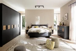 Hot SCHÖNER WOHNEN-Kollektion Doppelbett Multiline 180 x 200 cm Basalt