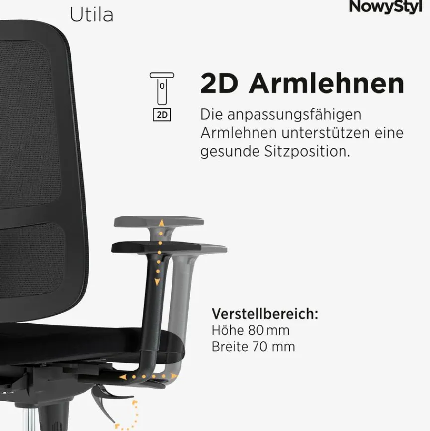 NowyStyl Drehstuhl Utila