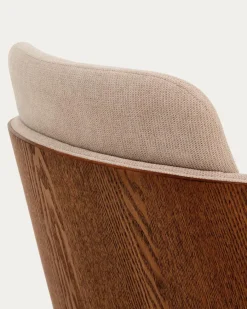 Hot Kave Home Drehstuhl Madai Hellbraun