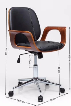 KARE DESIGN Drehstuhl Patron Schwarz