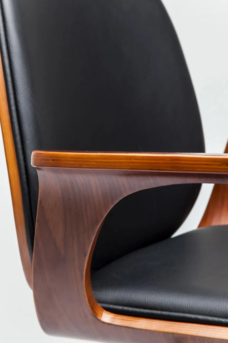 KARE DESIGN Drehstuhl Patron Schwarz