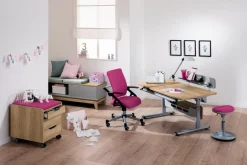 Paidi Drehstuhl Tio Sitness Brombeer