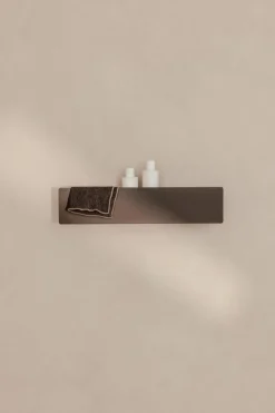 Outlet Metallbude Duschablage Shea 50 - ohne Bohren Chocolate